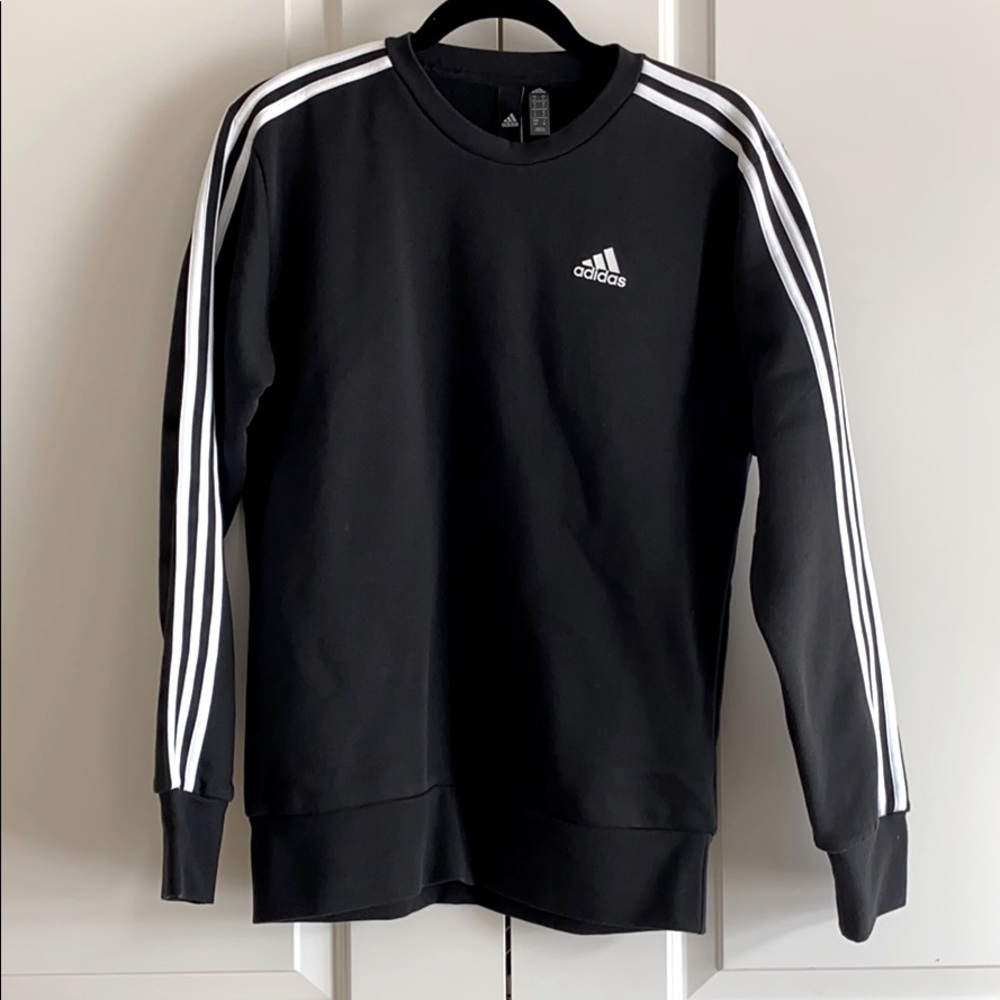 Adidas Essential 3S Crew sweatshirt - black/white